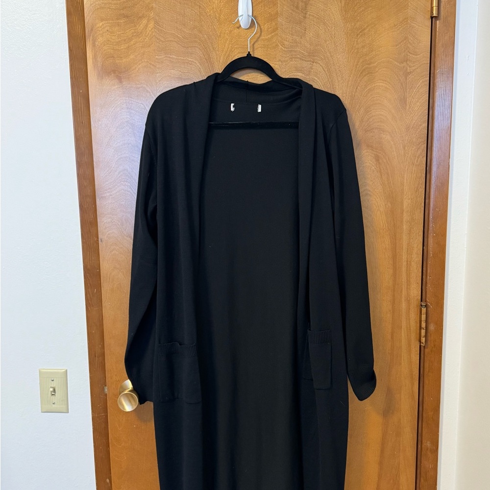 Elegant Black Duster